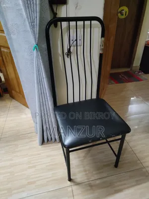 Partex Six Seated Dining Table Chair Set (Steel Structure)