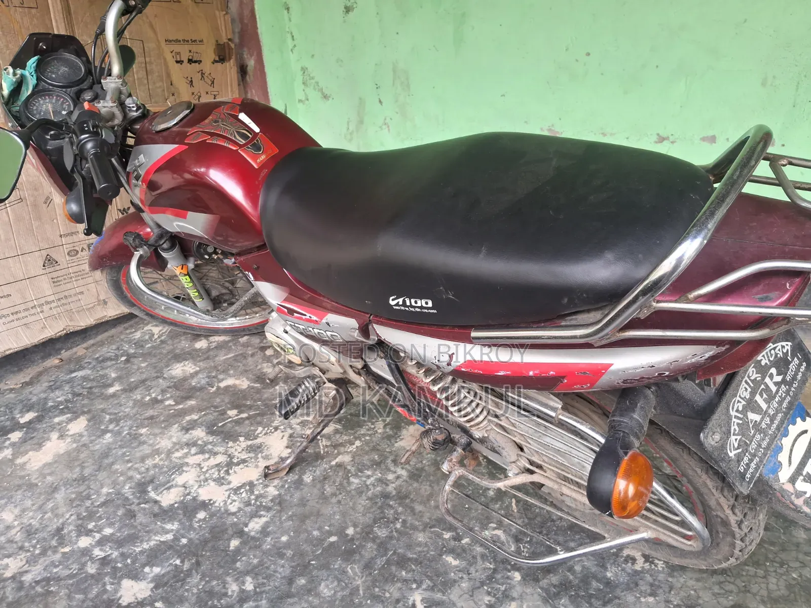 Bajaj CT 100 2025 Red