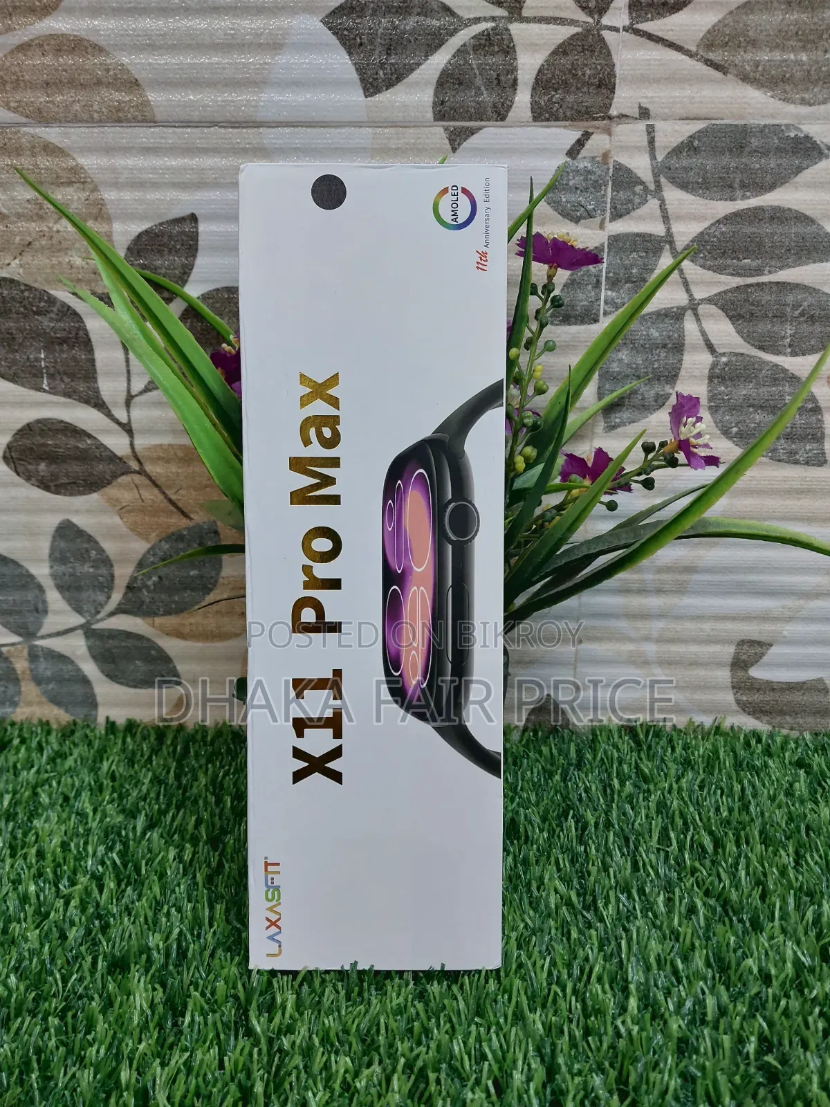 Laxasfit X11 Pro Max Smart Watch Amoled Display Bluetooth Calling