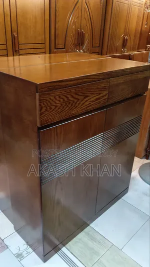 Oak Process Wood Shoe Rack
