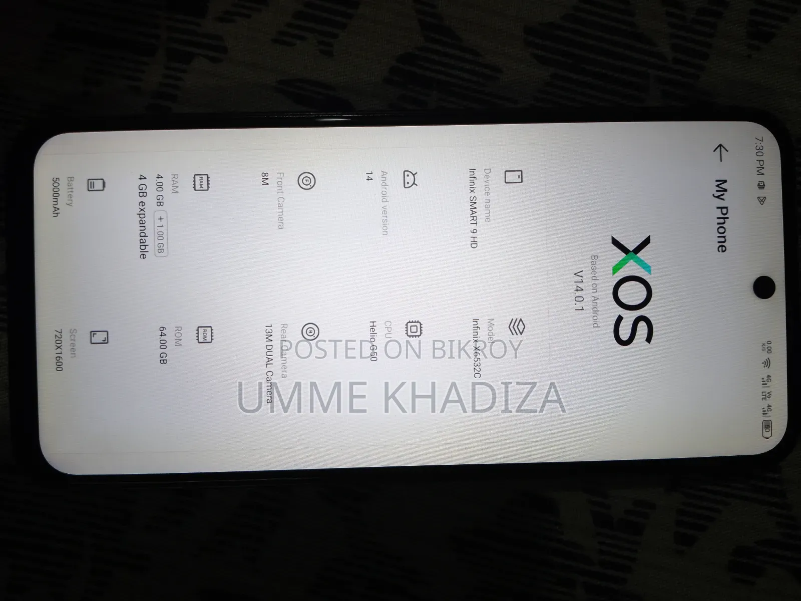 Infinix Smart 9 64 GB Gray