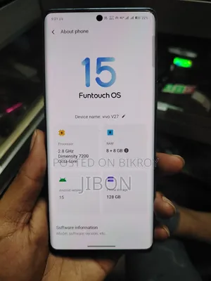 Vivo V27 ১২৮ জিবি ব্লু