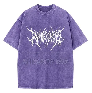 Premium Acid Wash Drop Shoulder TShirt