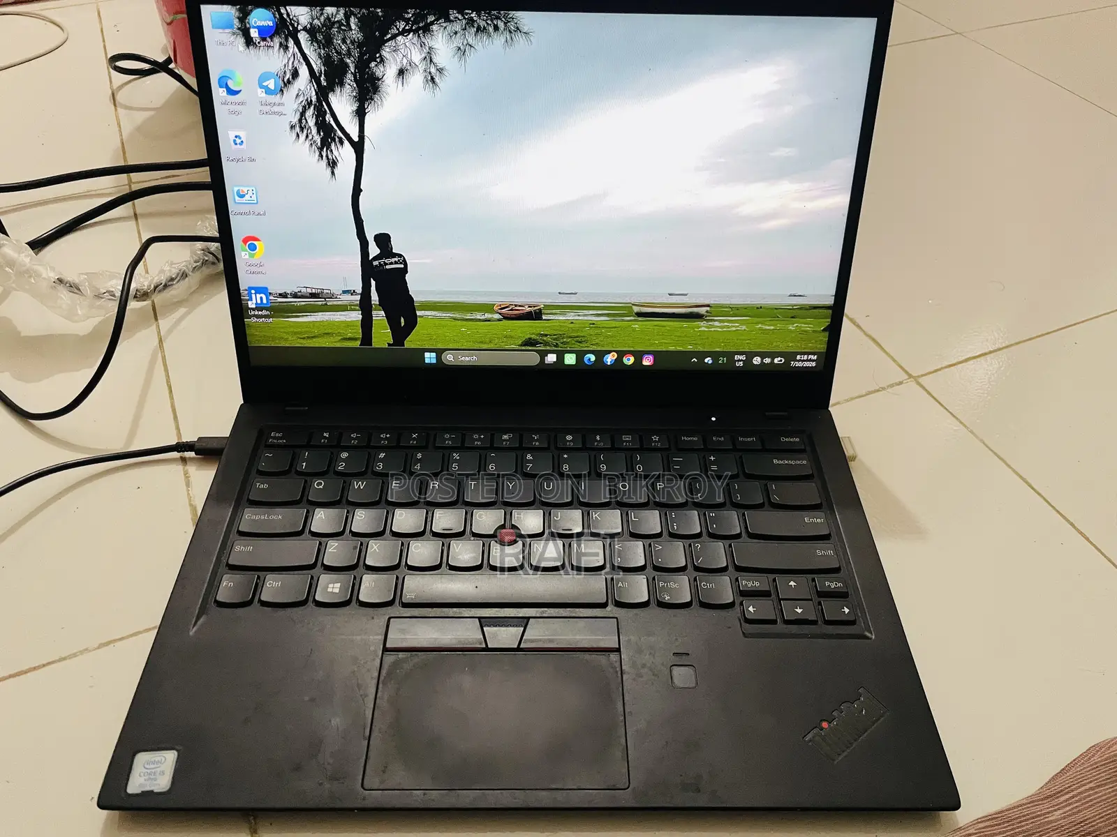 Laptop Lenovo ThinkPad X1 Carbon 16GB Intel Core I5 SSD 512GB