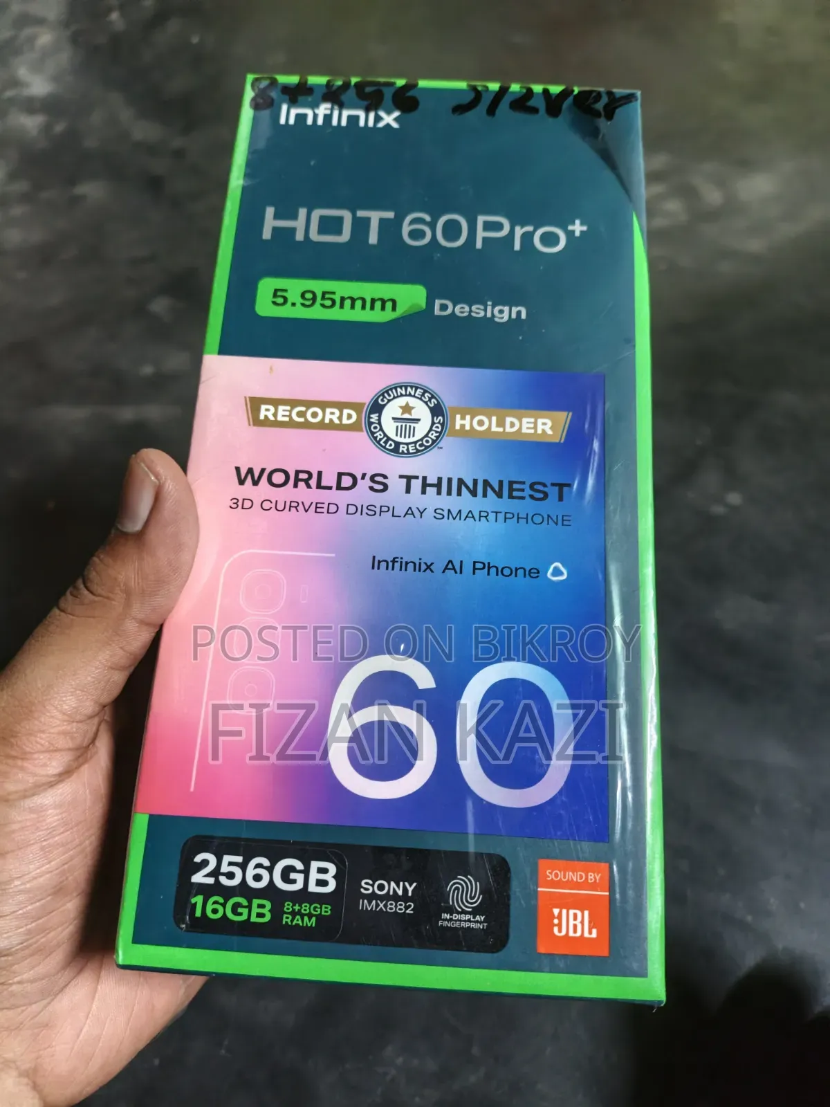 Infinix Hot 60 Pro+ 256 GB Silver