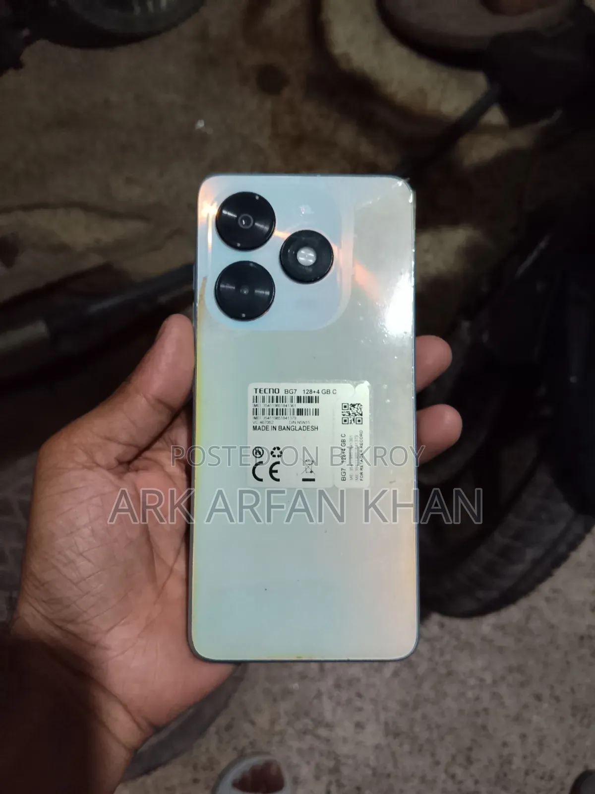 Tecno Spark 20C 128 GB White