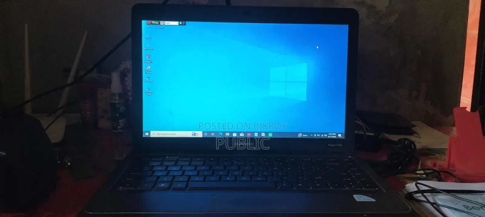 Laptop Compaq 320 2GB Intel Core I3 HDD+SSD 500GB