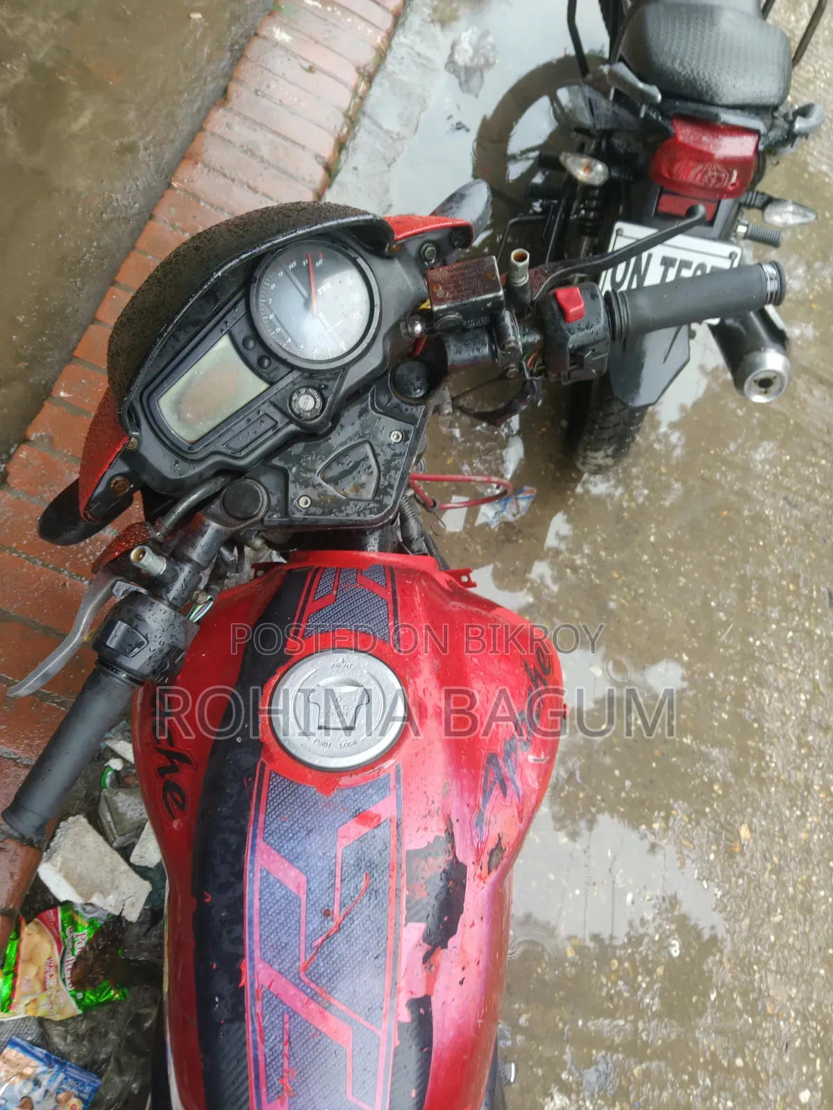 TVS Apache RTR 160 2V 2012 Red