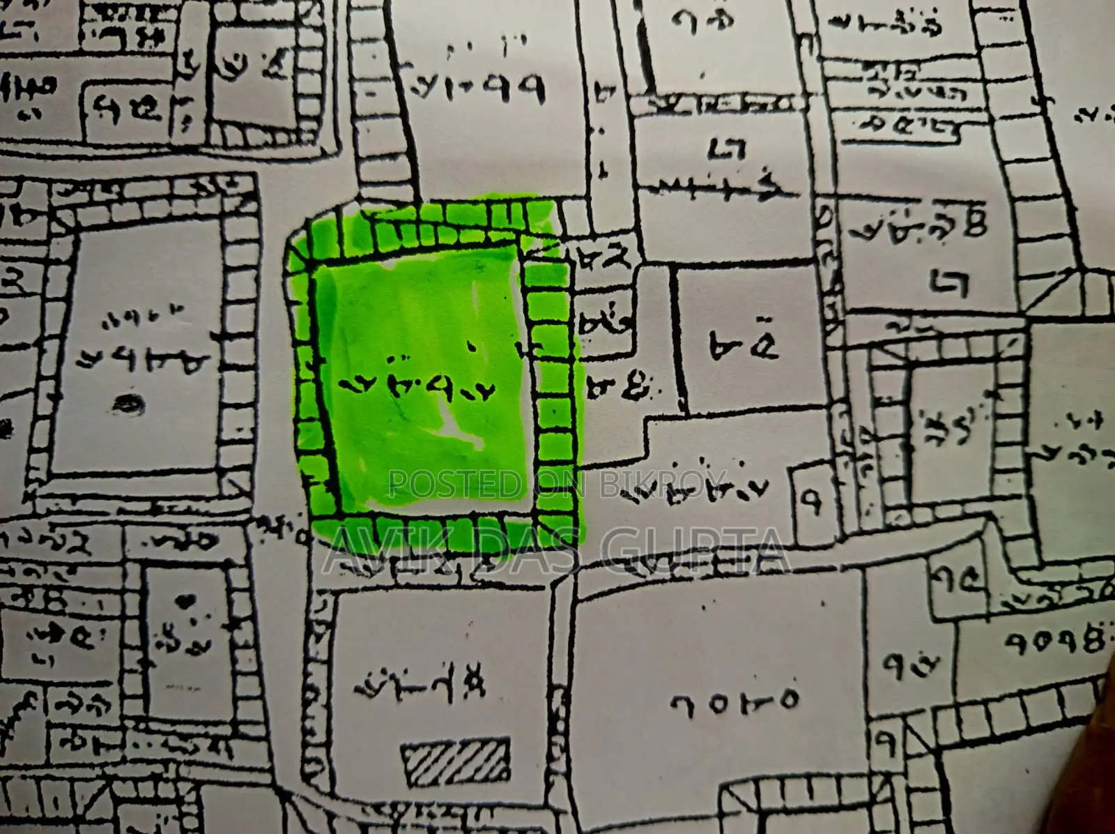 ৩ গন্ডা জমি /০.৩০ কাঠা