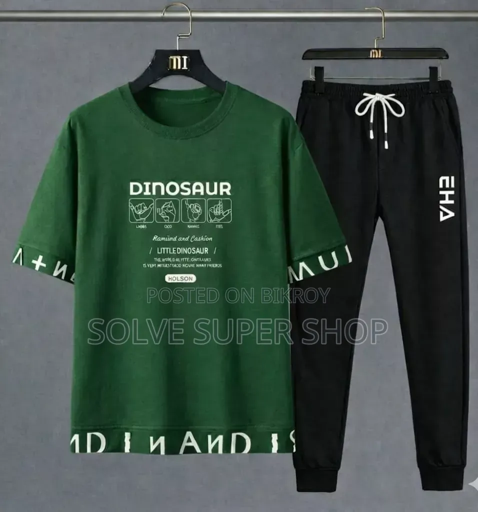 Mask T-Shirt and Full Pant Set - The Perfect Blend of Style and Comfort