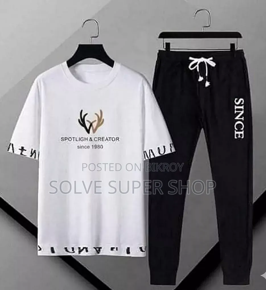 Mask T-Shirt and Full Pant Set - The Perfect Blend of Style and Comfort