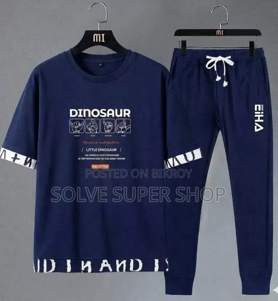 Mask T-Shirt and Full Pant Set - The Perfect Blend of Style and Comfort