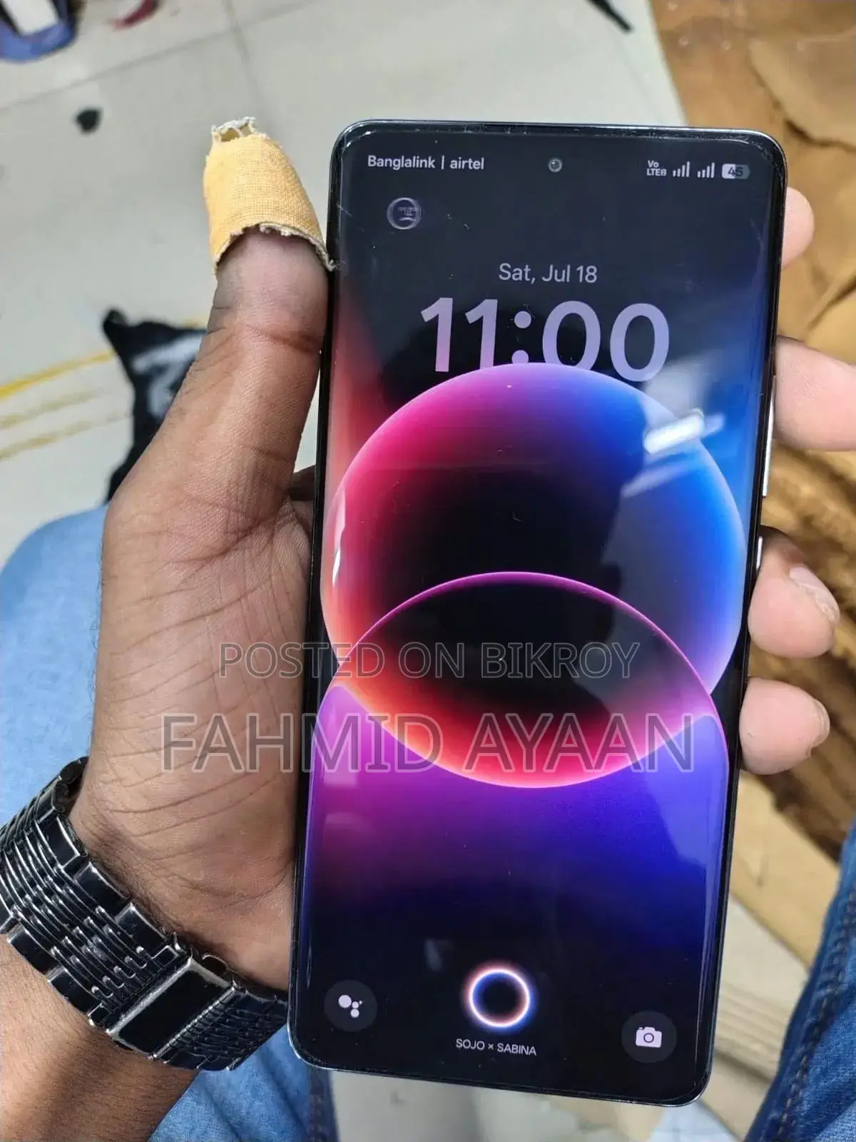 অপো এফ২৭ প্রো ৫জি ২৫৬ জিবি নীল
