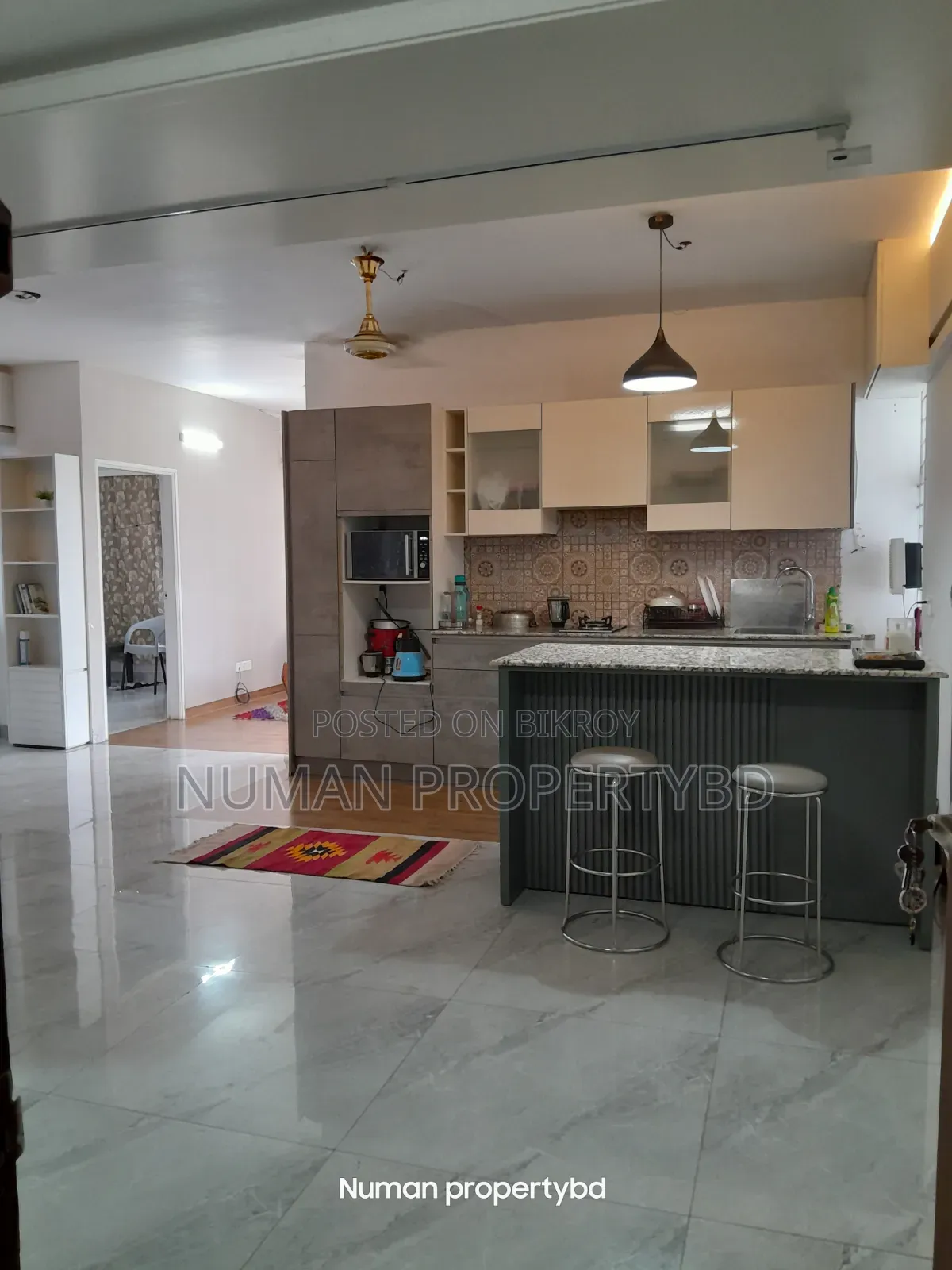 Furnished 3-Bedroom Apartment in Numan Property Bd, Bashundhara for Rent