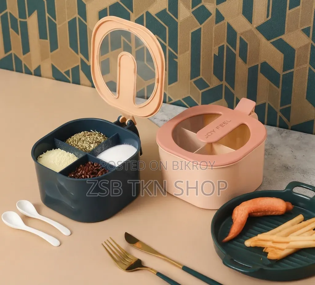 4 Grid Spice Jar