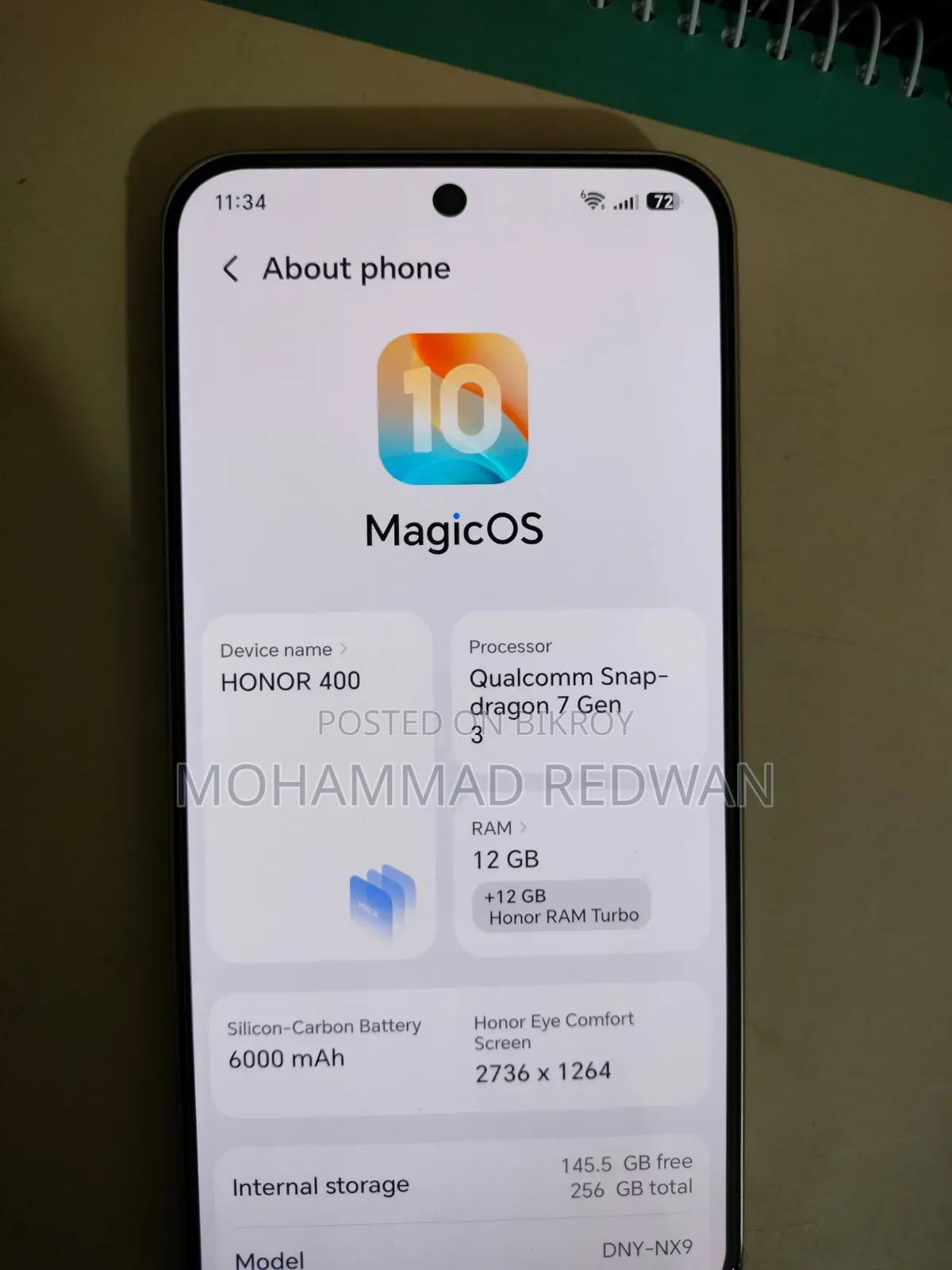 Honor 400 256 GB