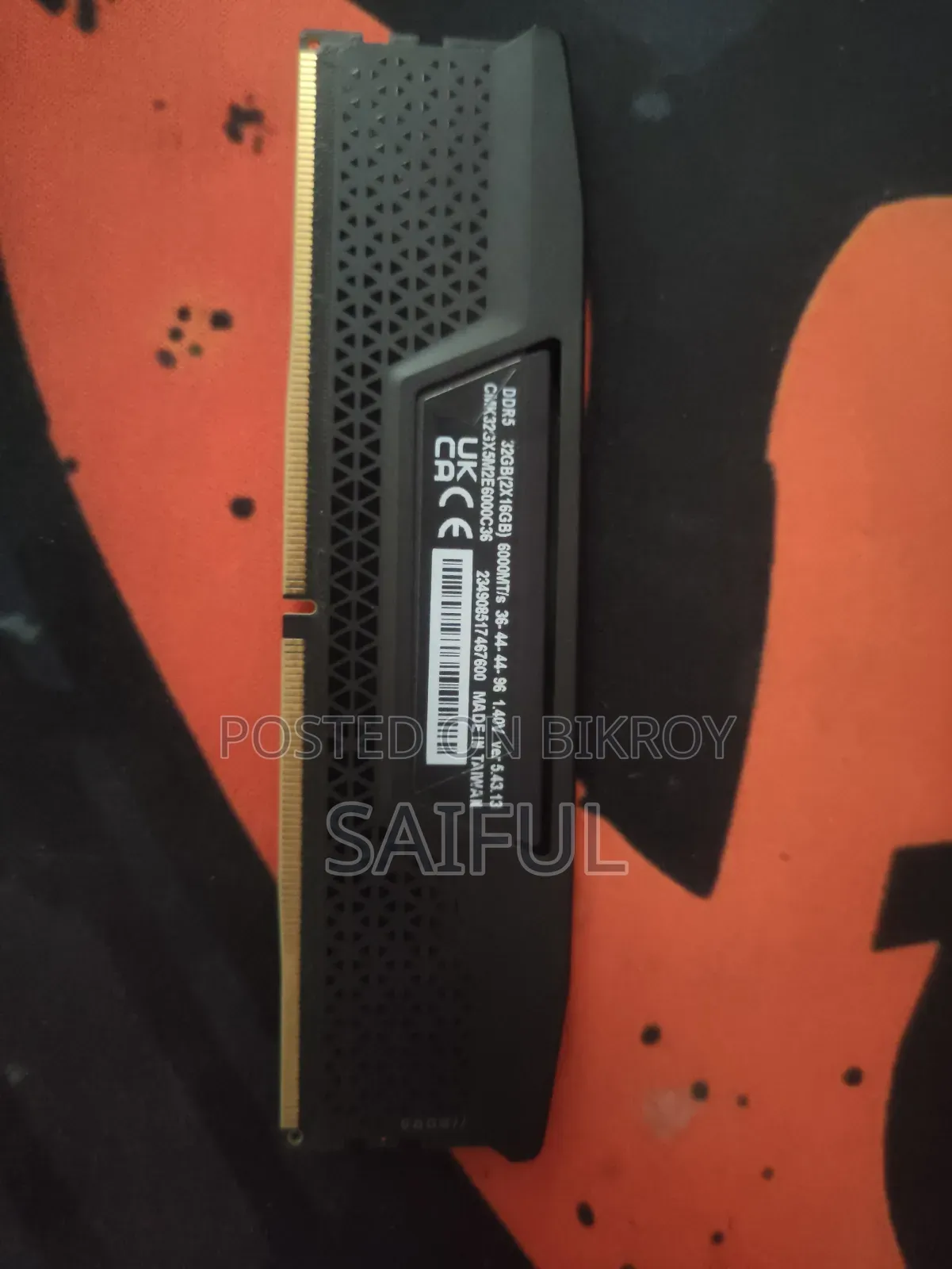 DDR5 RAM | 16*2 GB | 6000 MHz | CORSAIR VENGEANCE