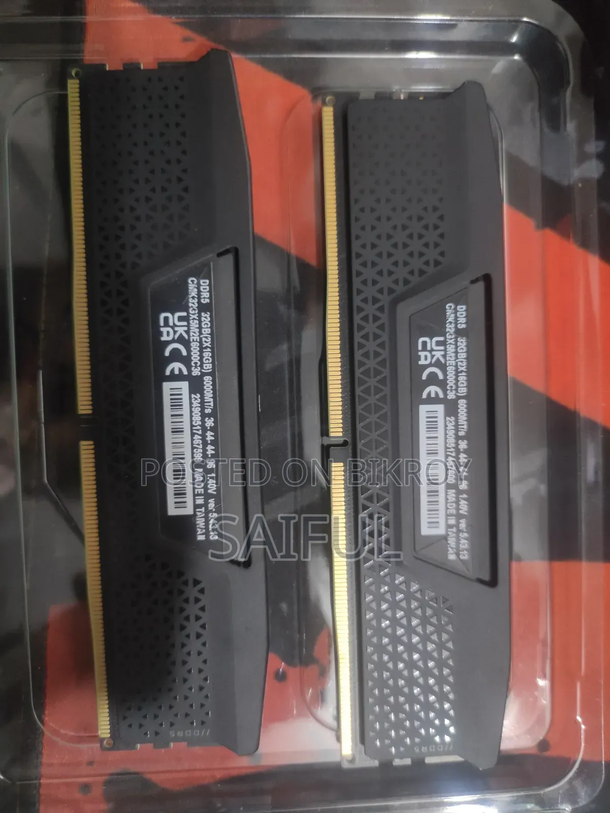 DDR5 RAM | 16*2 GB | 6000 MHz | CORSAIR VENGEANCE