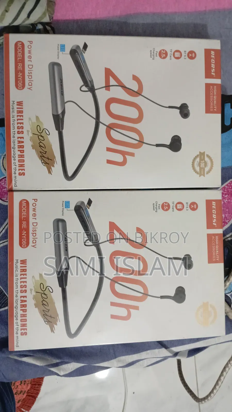 Recrsi RE-NY060 Wireless Neckband