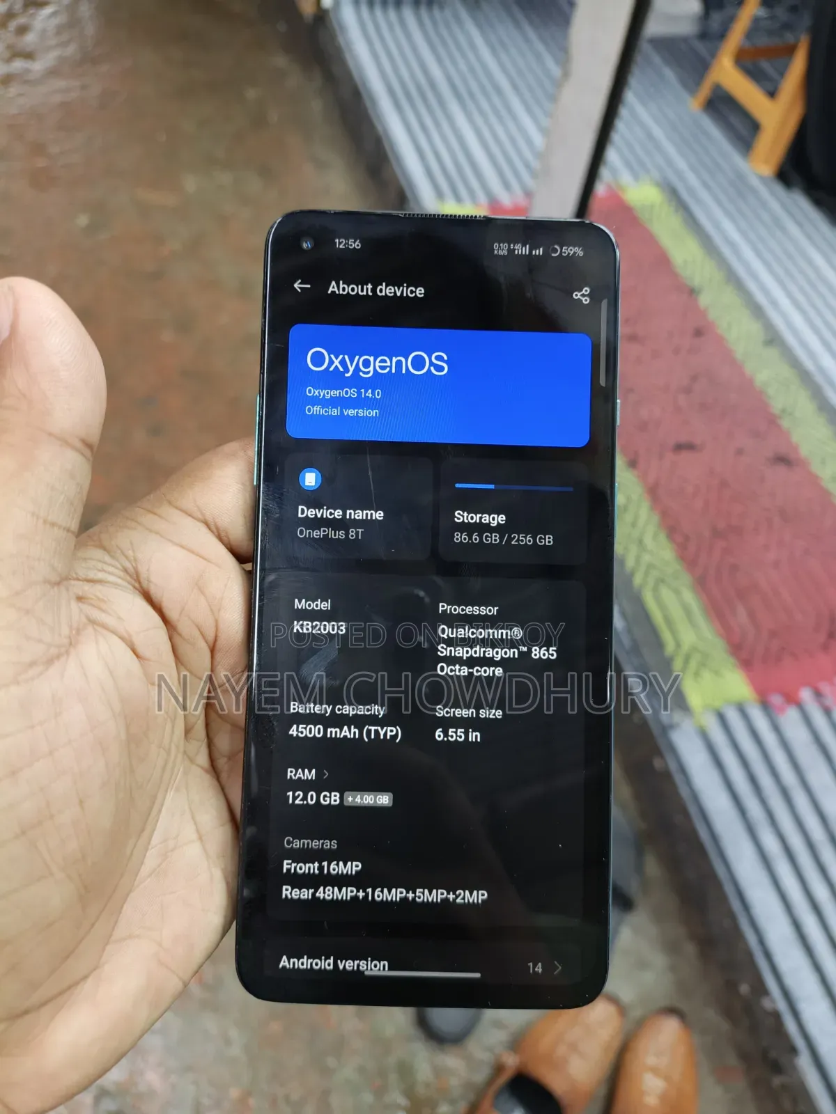 OnePlus 8T 256 GB Blue