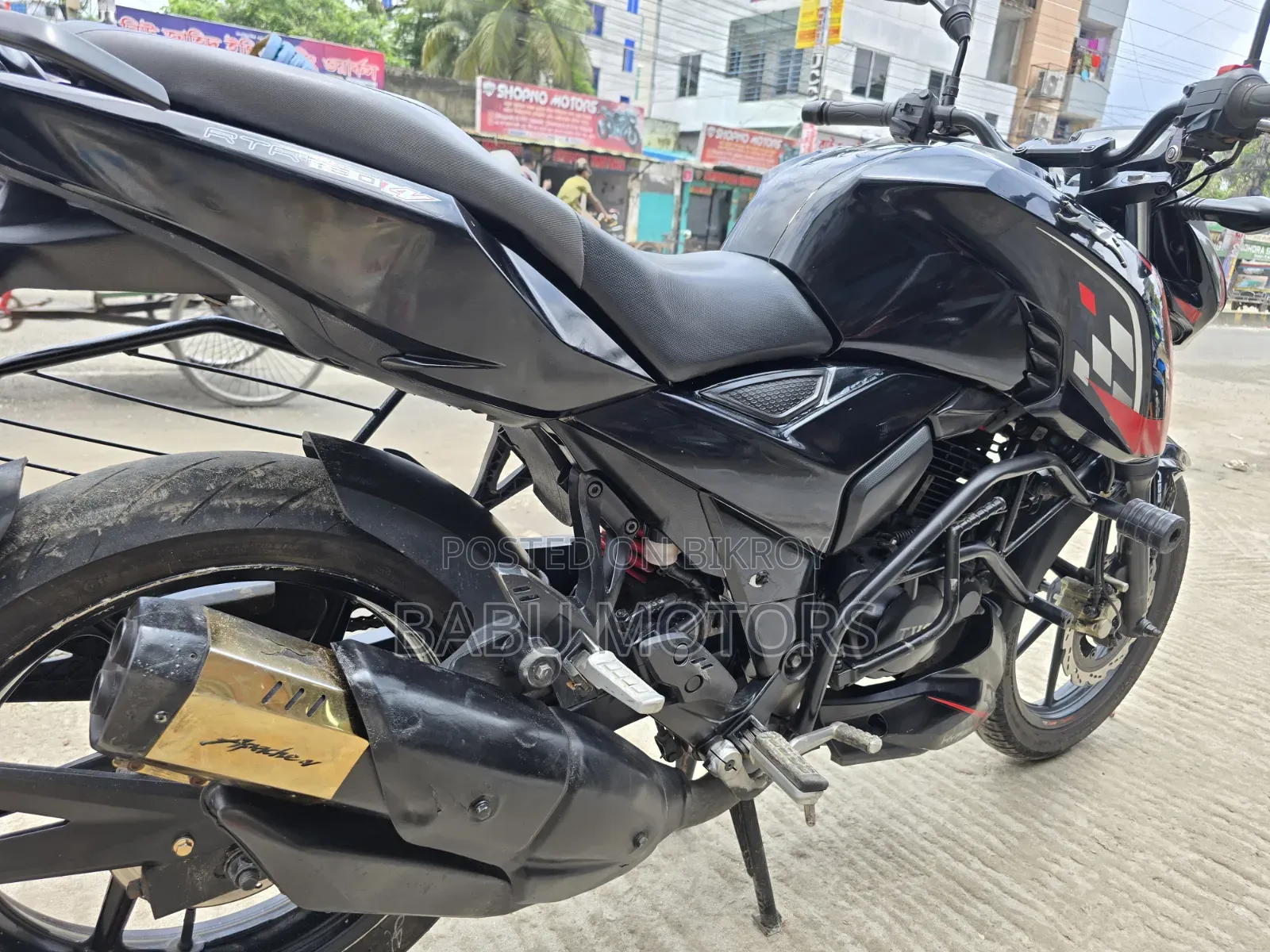 TVS Apache RTR 160 4V 2022 Black