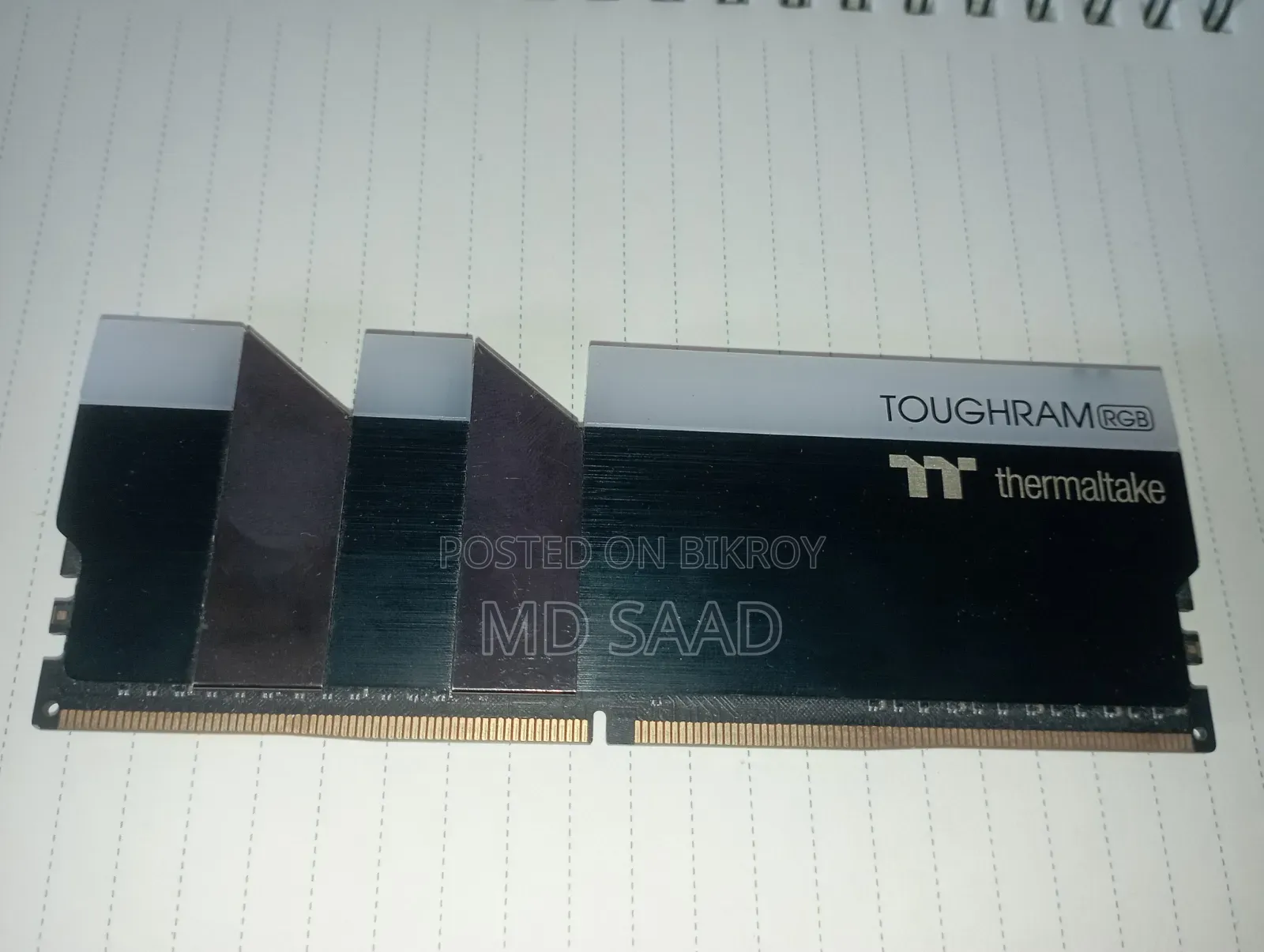 Thermaltake Toughram RGB 8GB DDR4 3200MHz Gaming Desktop RAM