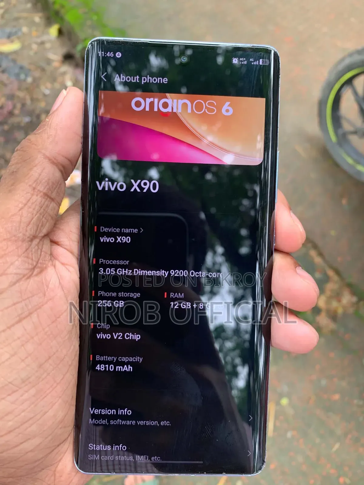 ভিভো এক্স৯০ ২৫৬ জিবি ব্লু