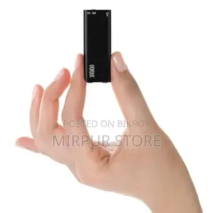 Powerful Super Mini Voice Recorder 8GB Black