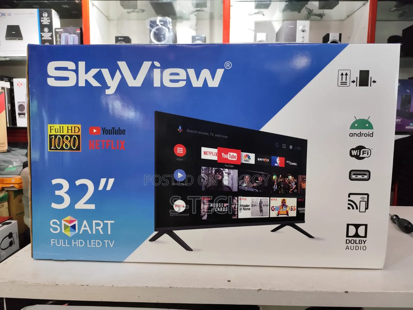SkyView 32 Inch Smart Android TV