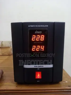 সাকো এসভিসি ২০০০ভিএ ডিজিটাল অটোমেটিক ভোল্টেজ রেগুলেটর স্ট্যাবিলাইজার