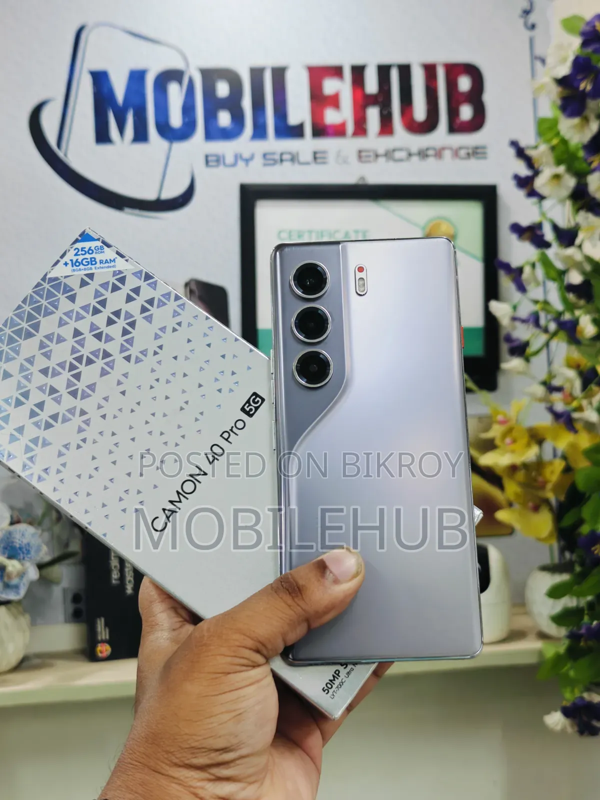New Tecno Camon 40 Pro 5G 256 GB Gray