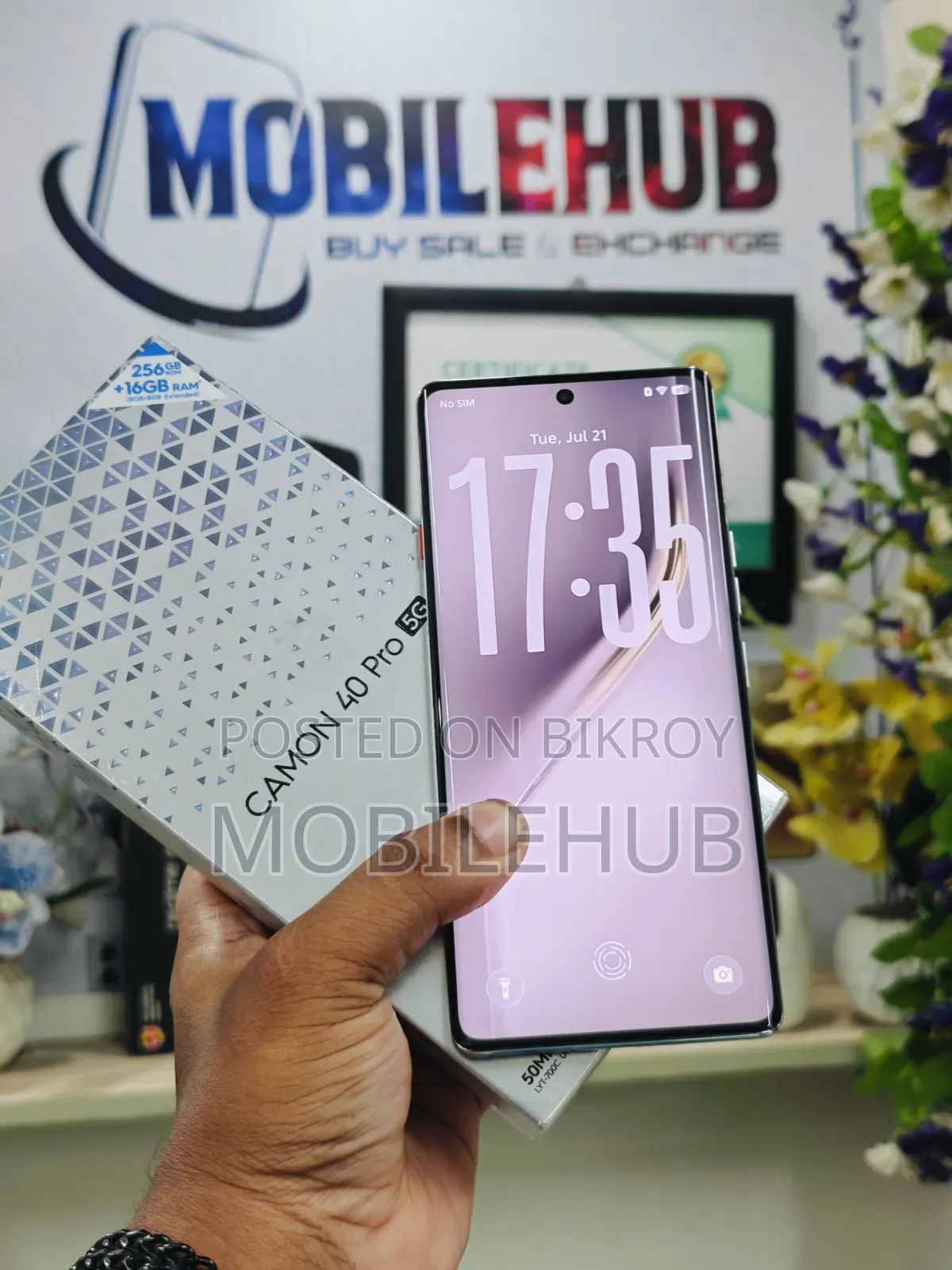 New Tecno Camon 40 Pro 5G 256 GB Gray
