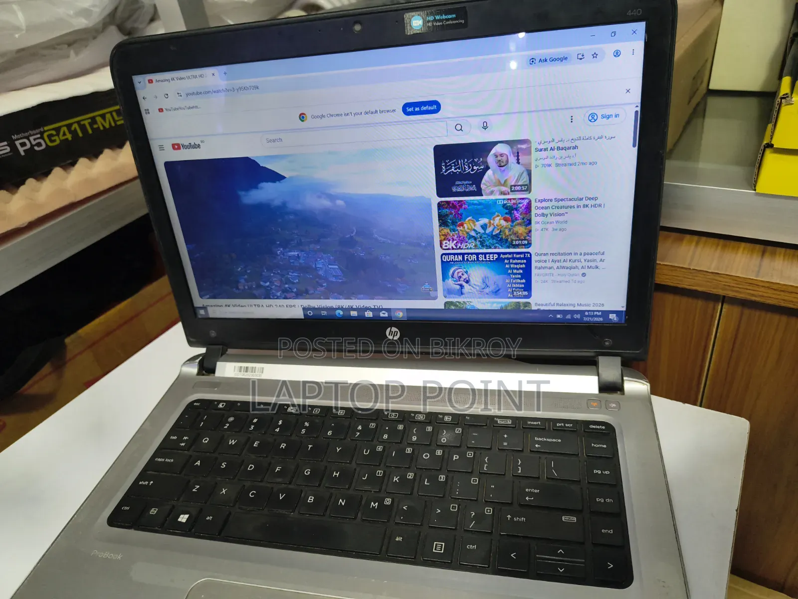 Laptop HP ProBook 440 G3 8GB Intel Core I3 SSD 128GB