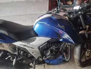 New TVS Apache 160 4V 2021 Blue