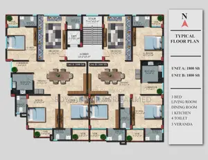 Apartment in Dhaka, Uttara for Sale
