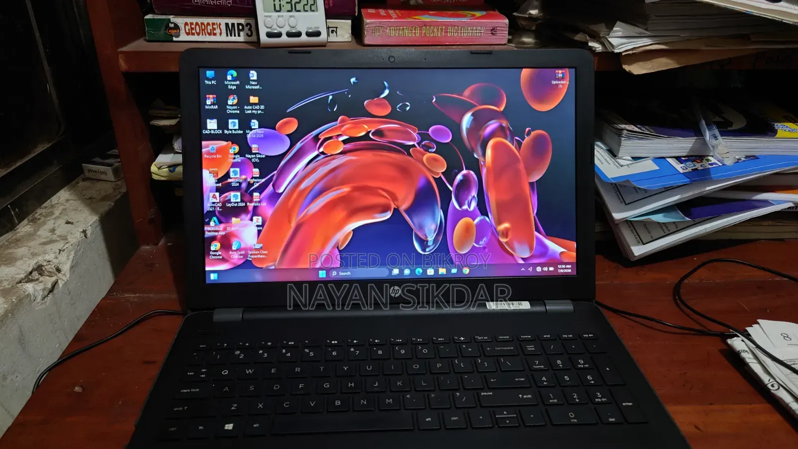 Laptop HP 250 G6 8GB Intel Core I3 SSD 256GB