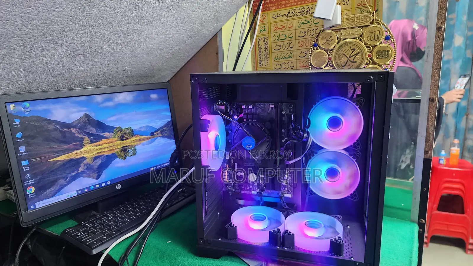 Desktop Computer Gigabyte 8GB Intel Core i5 HDD+SSD 128GB