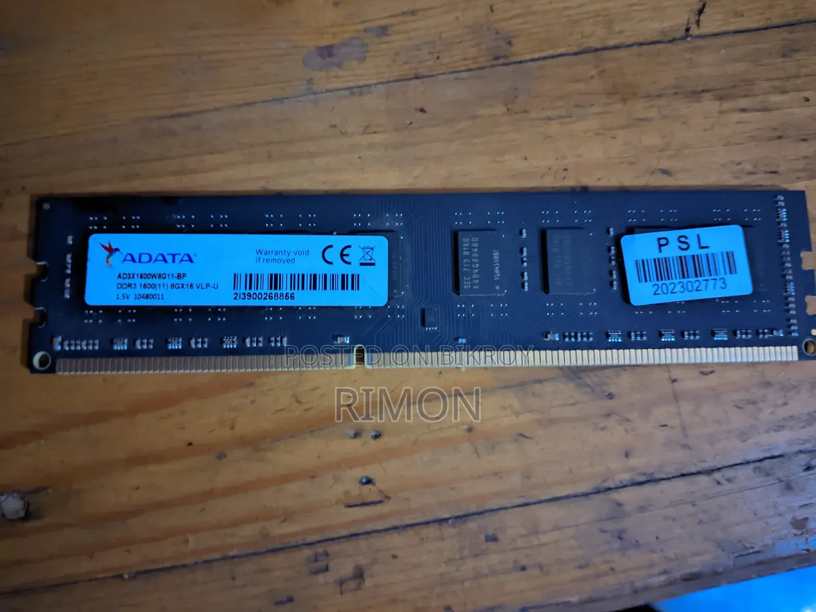 Adata DDR3 8GB RAM