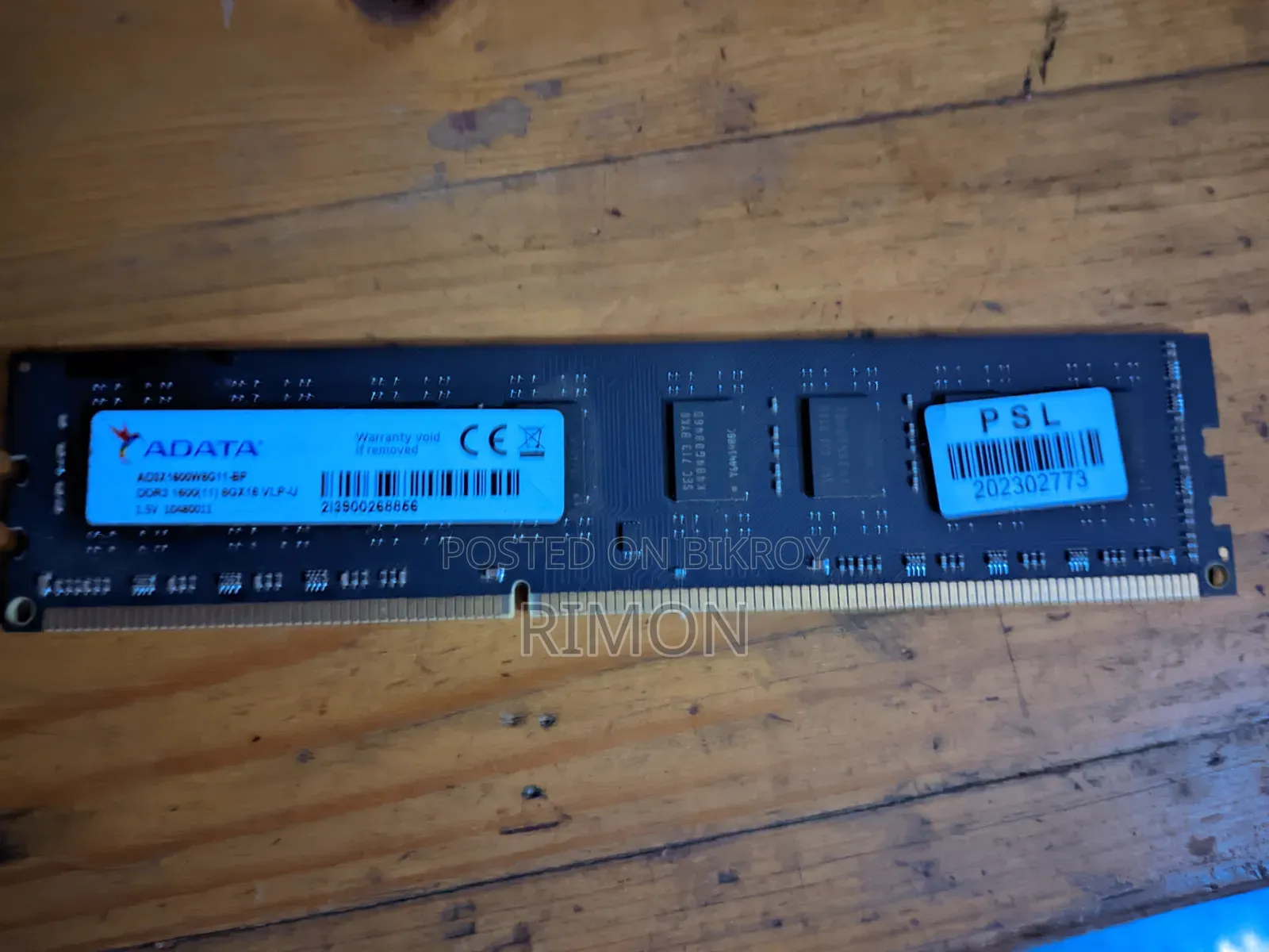 Adata DDR3 8GB RAM