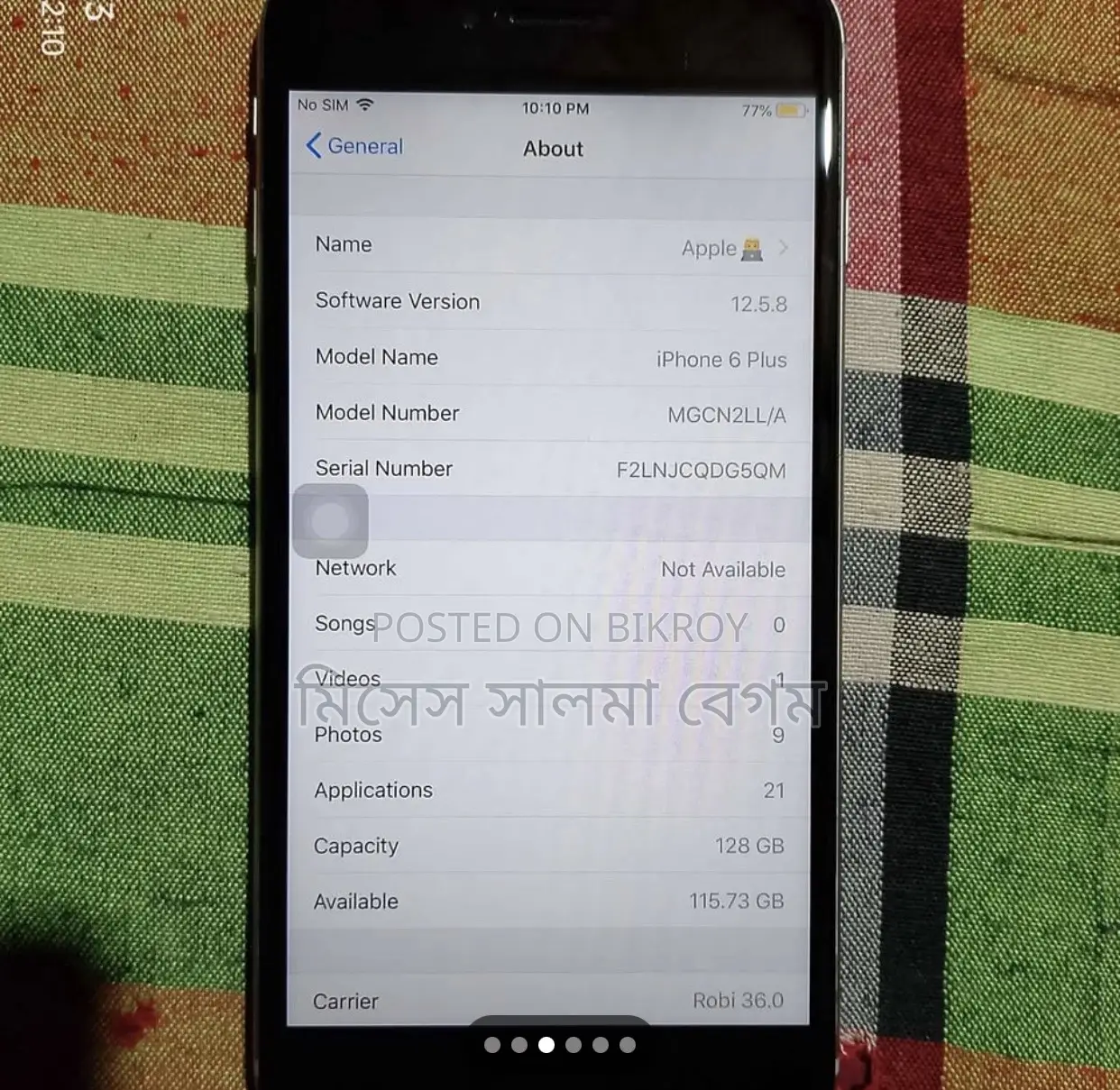 Apple iPhone 6s Plus 64 GB Gray