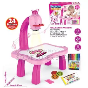 Make Your Child's Learning and Play Joyful Together – Painting Projector Table