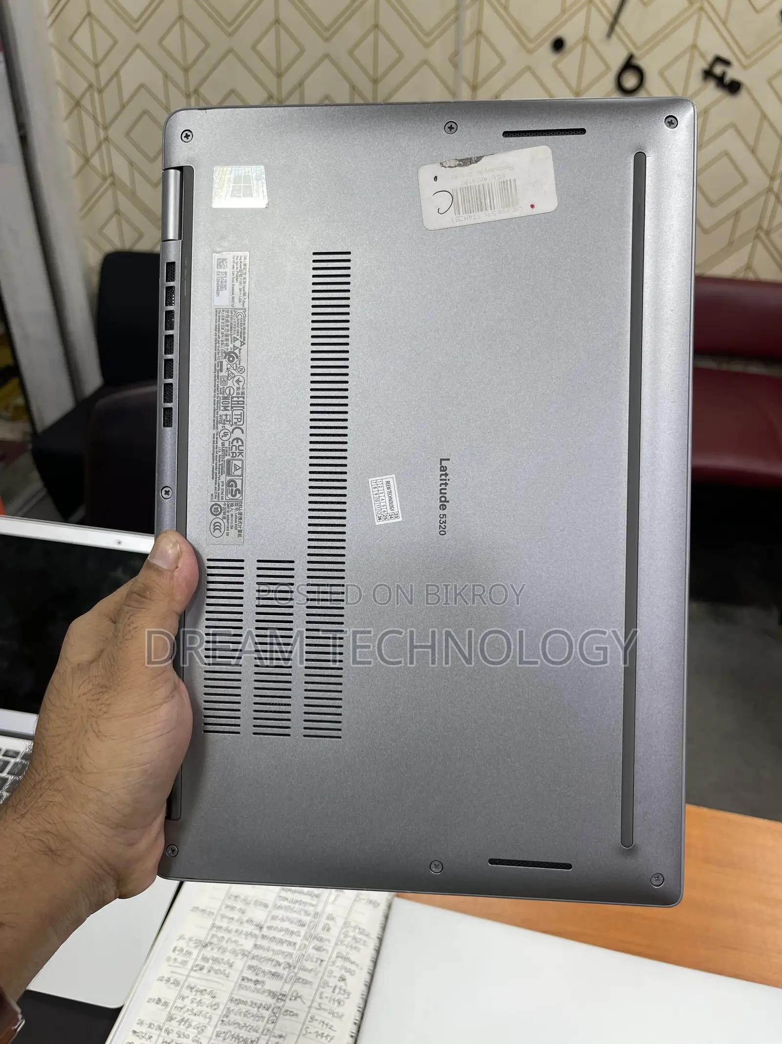 ল্যাপটপ ডেল ল্যাটিটিউড ৫৩২০ ১৬জিবি ইন্টেল কোর আই৫ এসএসডি ২৫৬জিবি