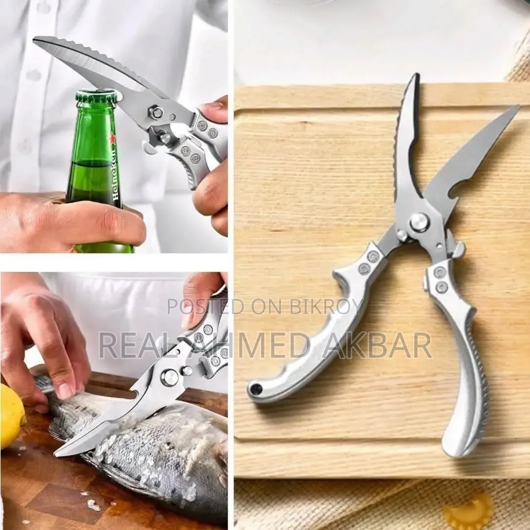 Multifunction Stainless Steel Kitchen Scissors |