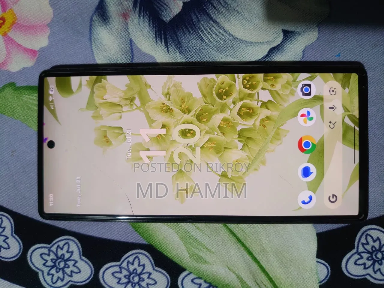 গুগল পিক্সেল ৬ ১২৮ জিবি ব্ল্যাক