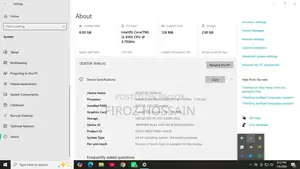 New Desktop Computer 8GB Intel Core I3 SSD 256GB
