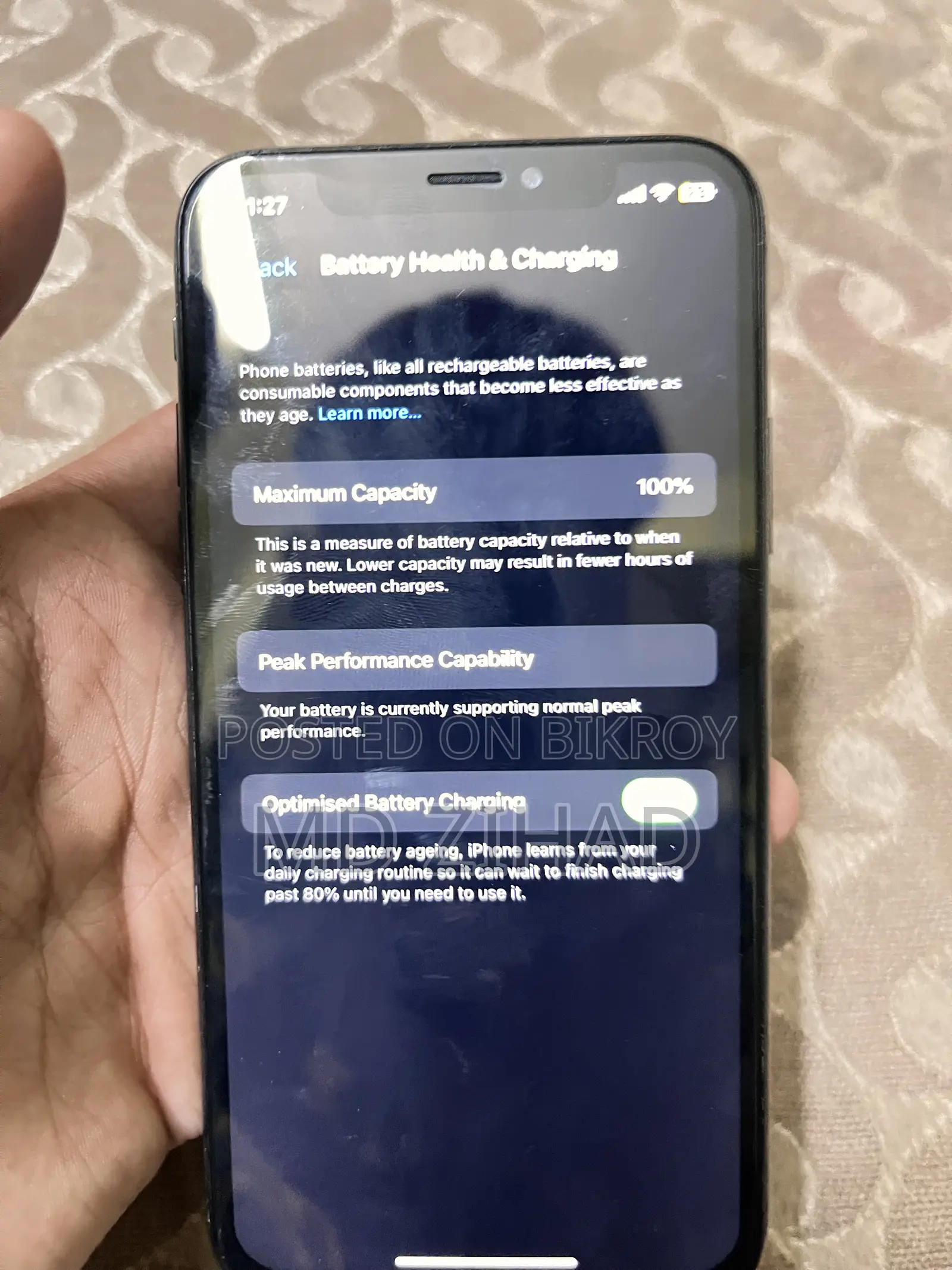 Apple iPhone X 64 GB Black