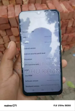 Vivo Y17 256 GB Gray