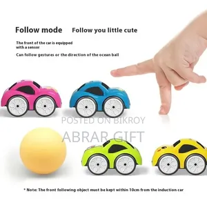 Smart Sensor Mini Car - Kids Follow Mode Remote Car (Rechargeable)