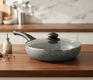 Prestige Non-Stick Omega Deluxe Granite Fry Pan With Lid 28 Cm