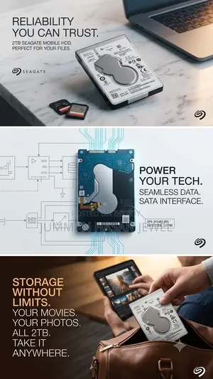 Seagate 2TB Mobile HDD (2.5-Inch Laptop Hard Drive)